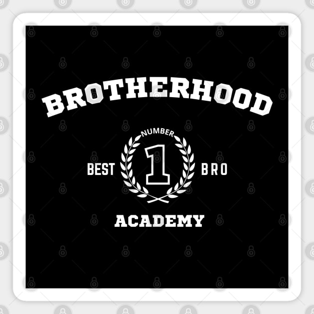 Brotherhood Academy – Number One Bro Magnet by Stylecombinator
